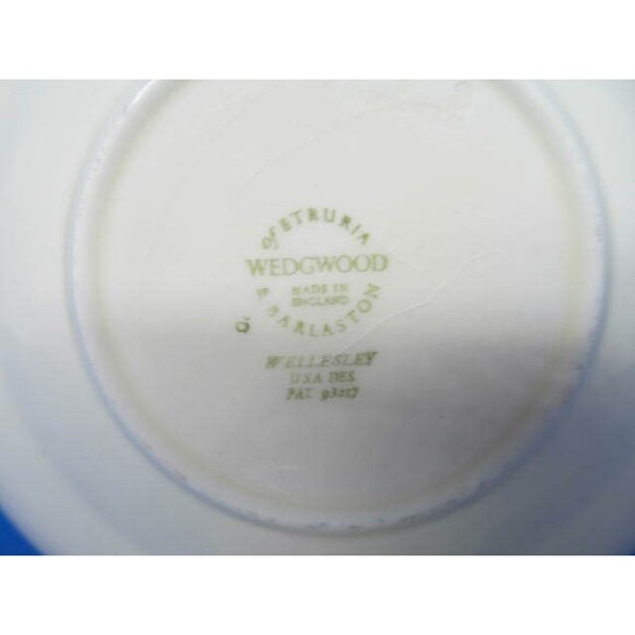 Wedgwood Of Etruia And Barlaston Wellesley Cream Color Cup And Saucer - Picture 7 of 10